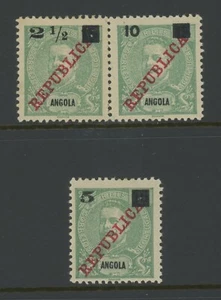 PUERTO. ANGOLA, COMO NUEVO, #113-115, OG LH, CS/3, LIMPIO, SÓLIDO Y CENTRADO - Imagen 1 de 1