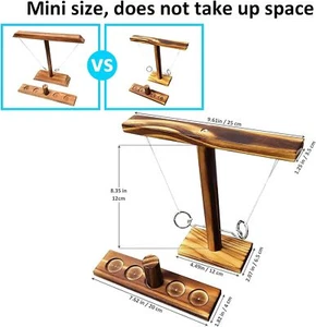 Ring Toss Game for Adults, Fast Paced Interactive Desktop Hook and Ring - Picture 1 of 6