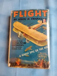 Irwin R. Franklin Flight 1929 Photoplay Grosset Dunlap HCDJ - Imagen 1 de 8