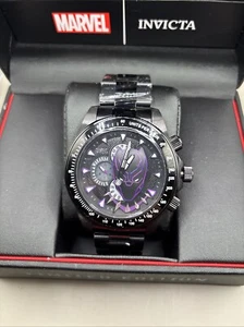 Marvel Black Panther Invicta 36354 50mm LE #124/3000 Watch NOS New Box - Picture 1 of 8