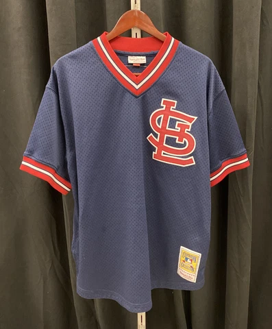 Ozzie Smith St. Louis Cardinals Mitchell & Ness Cooperstown Collection jersey XL Cover
