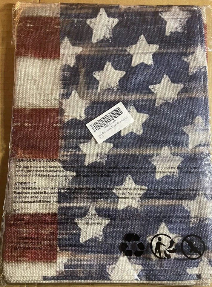 American Flag Stars and Stripes Table Runner 13x72 - Image 1 of 4