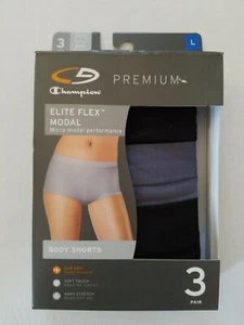 C9 Champion Elite Flex Modal Body Shorts 3 Pair Womens Underwear XL14-16 NIB - Picture 1 of 2
