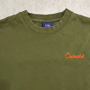 Anwar Carrots Sweater Mens Large Sweatshirt Adult L Chain Stitched Green - Picture 1 of 7