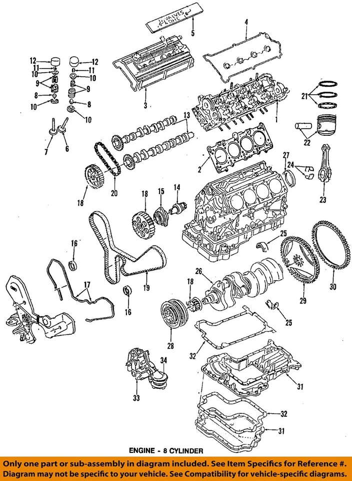 AUDI OEM 00-06 A6 Quattro Motor Piezas-Kit de Sello de Cubierta de Válvula 077198025A Foto 1 de 1