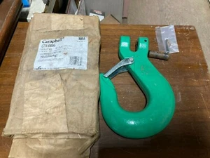 New Campbell 574-6895 1/2" QUIK-ALLOY SLING HOOK W/LATCH 5746895 15000LB - Picture 1 of 2