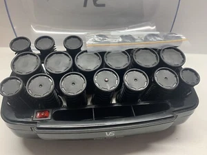 Classic Salon Hair Curlers Heated 20 Rollers Curls Vs Sassoon Missing 1 Clip - Picture 1 of 3