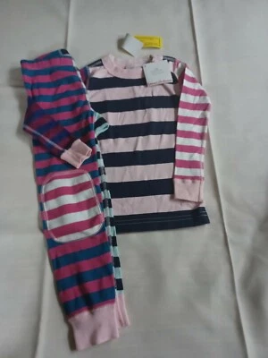 *NUEVO CON ETIQUETAS" Juego de pijama largo Hanna Andersson Mix It Up John-100/4   Foto 1 de 3