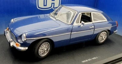 Universal Hobbies 1/18 Scale 4450 - MG MGB GT MK1 4 Cylinder - Mineral Blue - Image 1 of 4