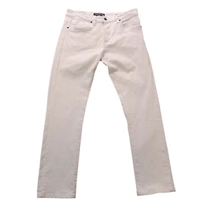 Kenneth Cole Denim Jeans Herren (W32 X L28) Slim Fit/Weiß/Gerades Bein/5 Taschen - Bild 1 von 15