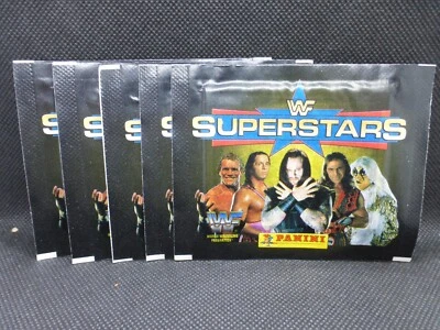 1997 Panini WWF 5 Pacotes Lote Selado - Steve Austin, The Rock Rookies Possible - Imagem 1 de 4