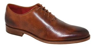 Cole Haan Men's Washington Grand Laser Wingtip Oxford British Tan/Lava Style C2 - Picture 1 of 4