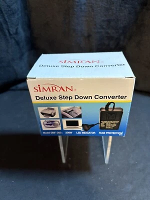 NEW Simran Deluxe Step Down Converter SMF-200 200W Heavy Duty In Original Box - Image 1 of 4