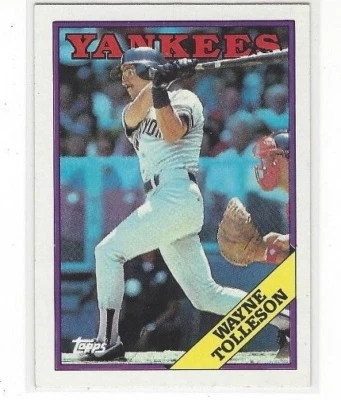 1988 TOPPS BASEBALL REGULAR BASE SERIES SINGLES #'S 401-600 - Image 1 of 2