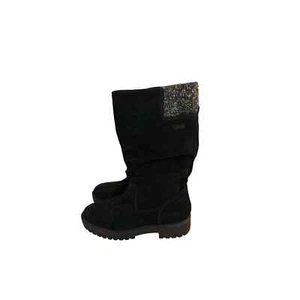 Cougar Naples Tall Suede Boots - Womens Black Size 8 - Picture 1 of 7