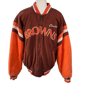 Chaqueta de bombardero aislada Mirage Cleveland Browns vintage años 90 talla grande - Imagen 1 de 15