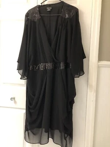 Vestido de noche para mujer City Chic XL talla 24 negro - Imagen 1 de 8