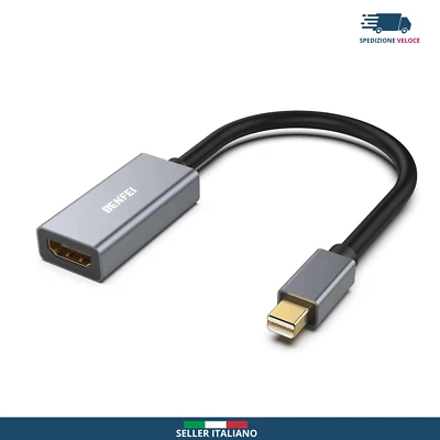 Adattatore Mini Displayport (Thunderbolt 2) a HDMI 4K, Unidirezionale Mini Displ