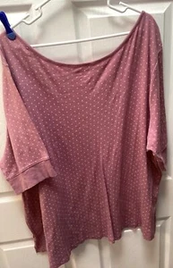 Camisa Top Ciervo Blanco Mujer Talla 4X Lunares - Imagen 1 de 5