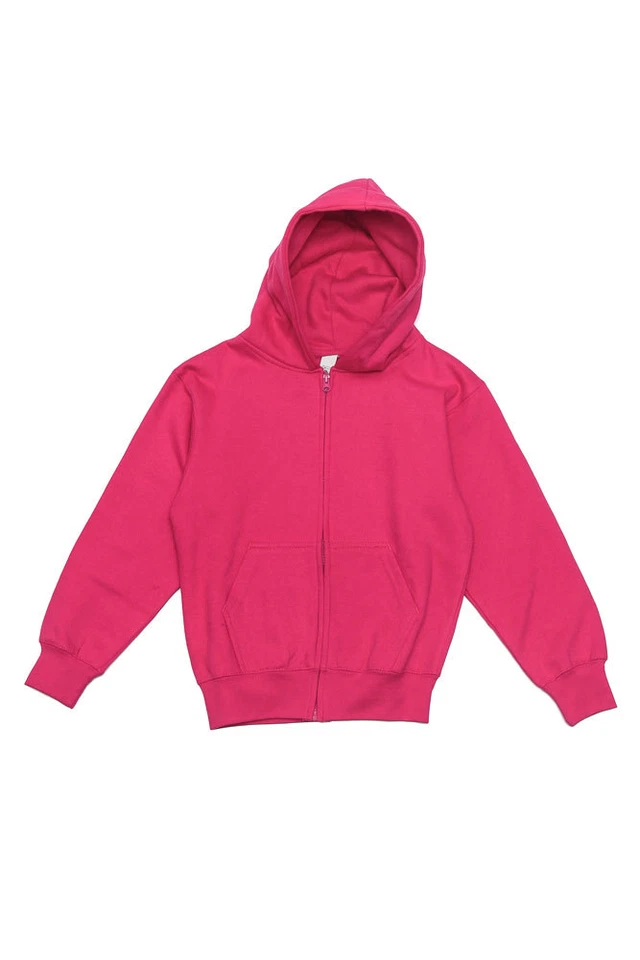 G-Style USA Boy & Girl Kids Youth Preshrunk Basic Zip-Up Hoodie Sweater -13178 - Image 1 of 1