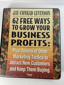 Jay Levinson - 62 Free Ways To Grow Your Business Profits - Cassettes - Picture 1 of 4