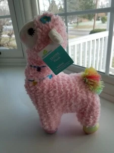 NEW Pink Llama Plush Toy, Celebrate Easter, Christmas, Birthday, Rainbow, 12"x8" - Bild 1 von 7