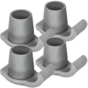 Walker Ski Glider Feet Slider with Curved Tips, 4 Pcs - Picture 1 of 7