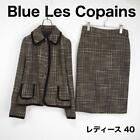 Blue Les Copains*Tweed*Setup*40*Brown