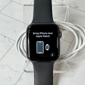 Apple Watch Series 6 44mm czarna aluminiowa obudowa GPS + komórka odblokowana #H910 - Zdjęcie 1 z 9