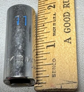 matco B11M6 11mm 3/8” 6 point mid socket - Picture 1 of 5