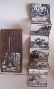 Souvenir Ephemera Holz Fotohalter Antik Riesen Mammutbaum Wagen - Bild 1 von 4