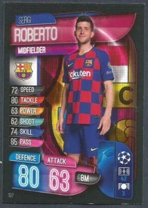 TOPPS CHAMPIONS LEAGUE MATCH ATTAX 2019-20- #137-FC BARCELONA-SERGI ROBERTO - Picture 1 of 1