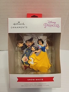 2024 Hallmark Ornament Snow White the 7 Dwarves Dopey Happy Disney Princess New - Picture 1 of 5