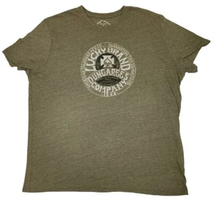 Lucky Brand Mens T-shirt XXL Green Graphic Loose Fit - Picture 1 of 6