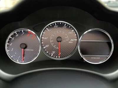 For Toyota Celica T23 99-06  Polished Aluminum Dashboard Trim Cluster Rings x3 - Bild 1 von 4