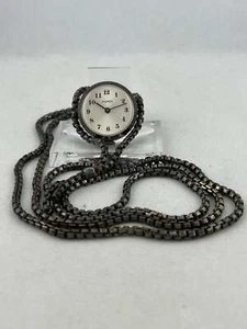 Reloj de Bolsillo Anhängeuhr Anker Cuerda Manual Con Larga Cadena,Funciona - Picture 1 of 6