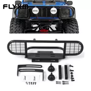 Aluminium Frontstoßstange für RC 1:10 D90 D110 RC 4WD 90046 Climbing Crawler Auto - Bild 1 von 12