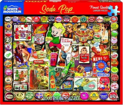 Soda Pop - Puzzle (1000 Piezas) White Mountain Puzzle Co. (NUEVO) Foto 1 de 4