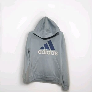 Adidas Girls New Size XL (16) Sweatshirt Hooded Pullover Fleece Drawstring - Picture 1 of 10