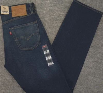 NEW Levis 501 XX Jeans Big E Premium Mens 29X32 Button Fly Straight Leg Blue NWT - Image 1 of 4