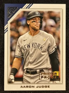 2022 Topps Gallery - Printer Proof #43 Aaron Judge - Picture 1 of 2