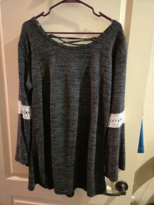 Win-Win Large cross Back Tue Tunuc W Lace Accent - Picture 1 of 8
