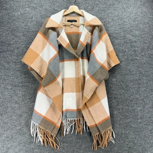 Neu mit Etikett Marc New York Herbst Farbblock Fransen Poncho Cape Damen Einheitsgröße $ 78 - Bild 1 von 11