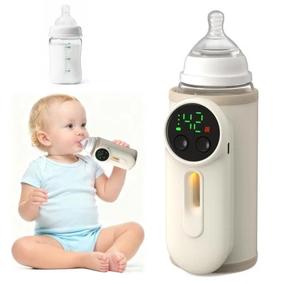 Portable Baby Bottle Warmer Precise Temperature Control via Display Accurate - Image 1 of 4