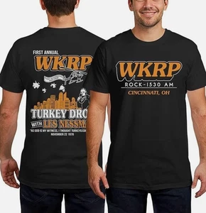 First Annual WKRP Thanksgiving Day Turkey Drop Tshirt Both Sides Reprint - Bild 1 von 4