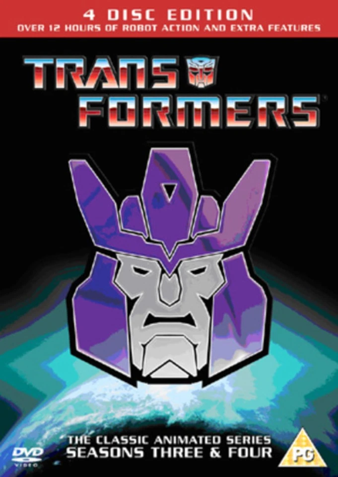 Transformers: Seasons 3 and 4 (DVD) Frank Welker Peter Cullen (UK IMPORT) - Image 1 of 1