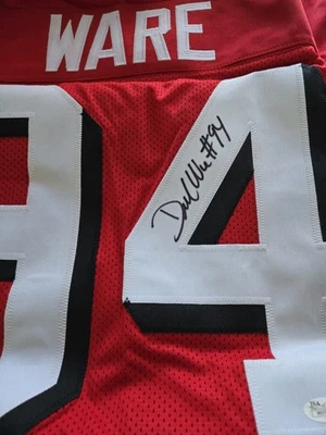 Camiseta deportiva universitaria con autógrafo de Demarcus Ware certificado Jsa Foto 1 de 4