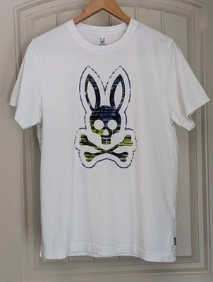 Camiseta de hombre Psycho Bunny manga corta marfil, talla 4 pequeña Foto 1 de 4
