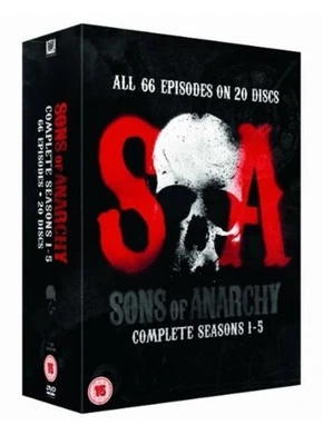 Sons of Anarchy Complete Seasons 1-5 DVD 2013 Box Set Sealed New Never Opened - Image 1 of 2