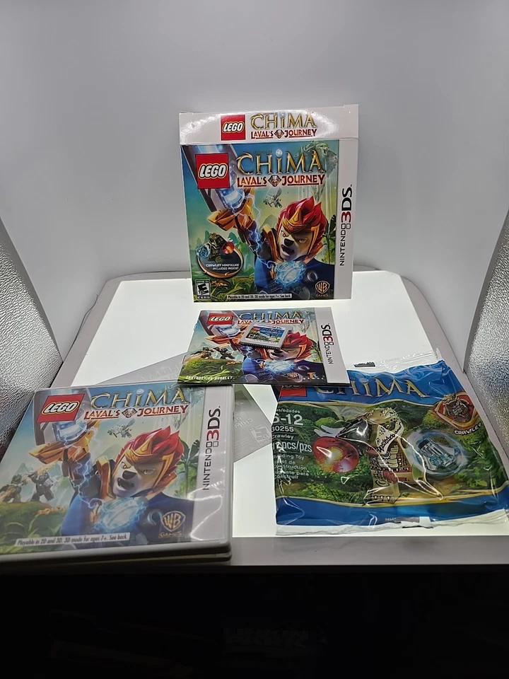 LEGO Legends of Chima Laval's Journey Nintendo 3DS Paquete con Minifigura Crawley Foto 1 de 1